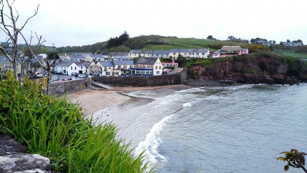 The Strand Inn overlooking Lawlor’s sandy beach Dunmore East in Waterford