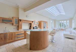 luxury kitchen in self catering home