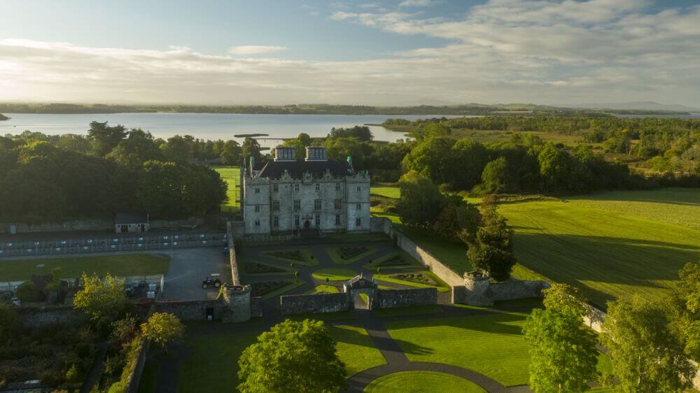 Aerial view, Portumna Castle and Gardens, Co Galway