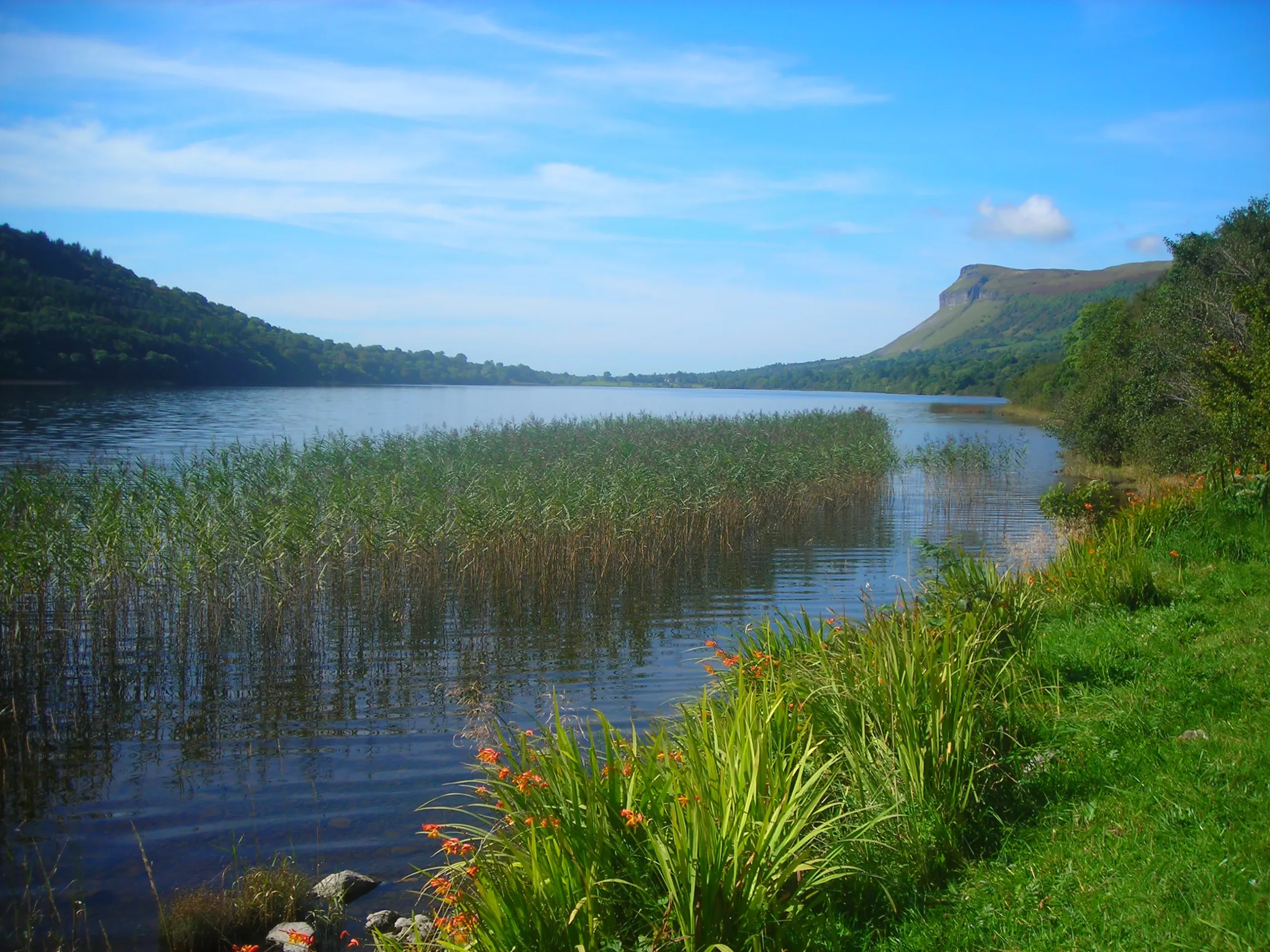 Glencar Lake in County Leitrim, Ireland.