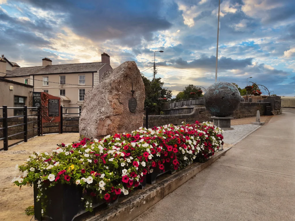 Street View of Ennis Town in County Clare, Ireland