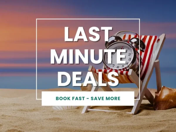 Last Minute Deals - Book Fast, Save More (Website Banner)
