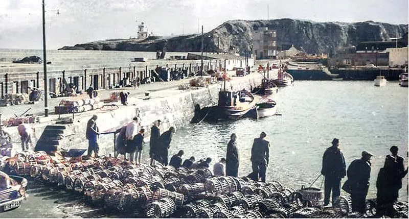 Dunmore East circa 1950 from Old Places in Waterford