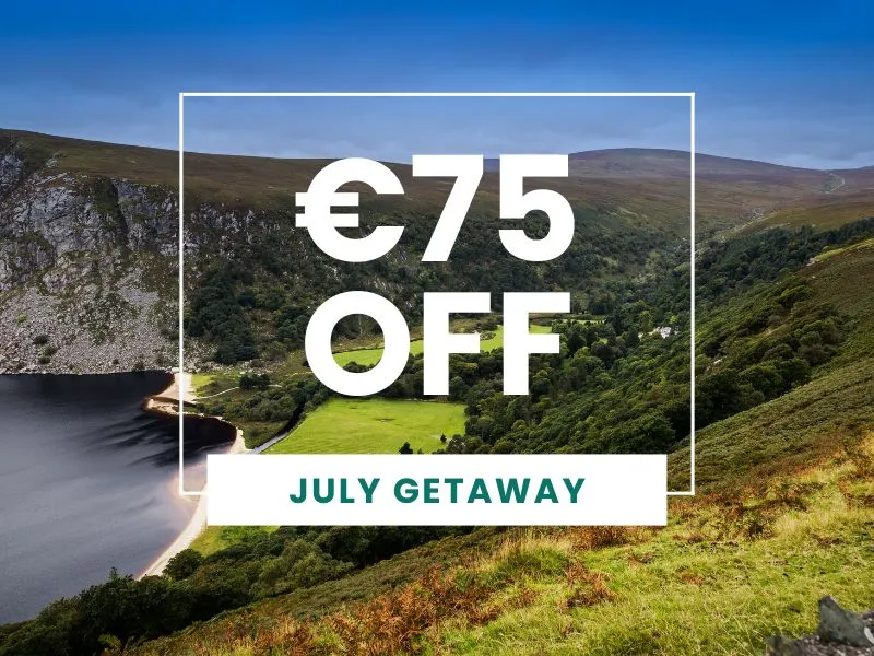 75 off July Getaway