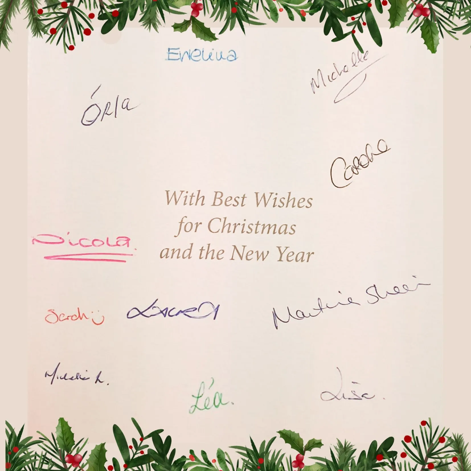 Christmas Wishes from Trident Holiday Homes HQ Office Team