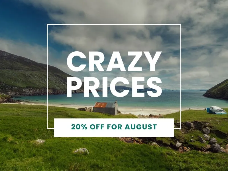 Crazy Prices - 20% OFF in August